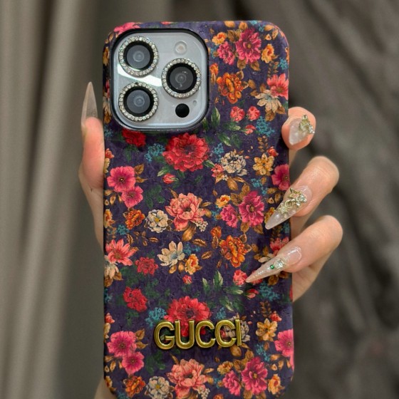 Trendy Branded Phone Cases for iPhone 16/15/14/13/12/11 Pro Max/Plus - Shockproof Phone Covers